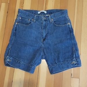 Comme des Garcons Blue Denim Shorts